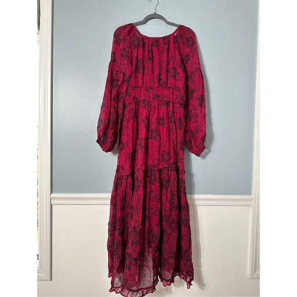 New Anthropologie Maeve Annabella Maxi Dress Size 10 - Picture 4 of 6
